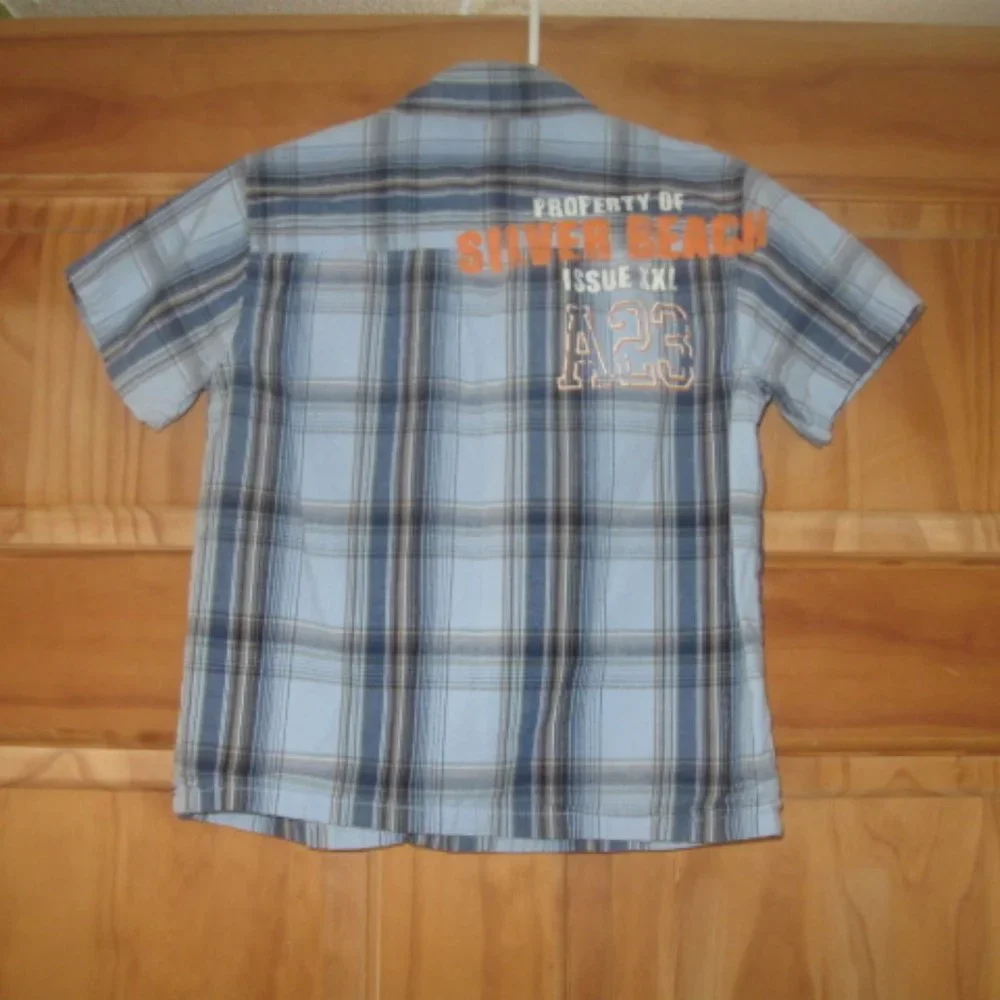 5/$30 Boys Cherokee Short Sleeve Button Down Shirt